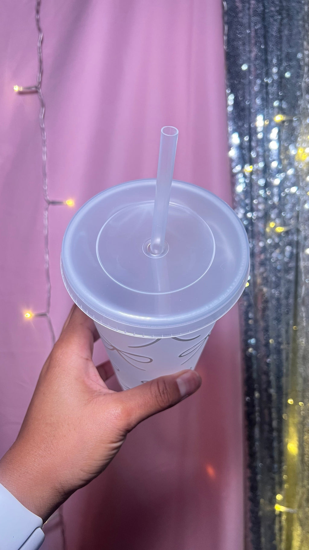 Bow Babe Frosted Cold Cup - 24 ounces