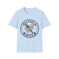 Oilfield Wife T-Shirt — Rustic Wrench Logo Tee for Oil & Gas Partners