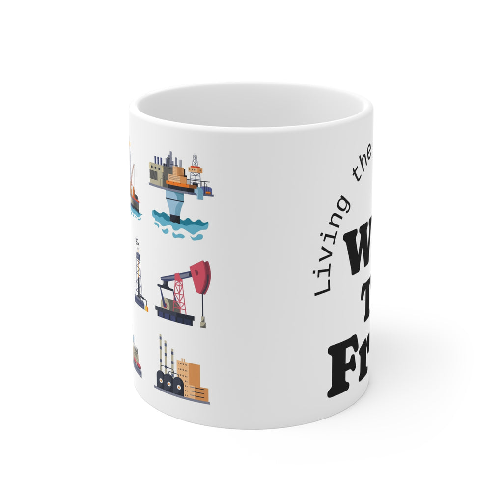 Oilfield Coffee Mug:  11oz Ceramic