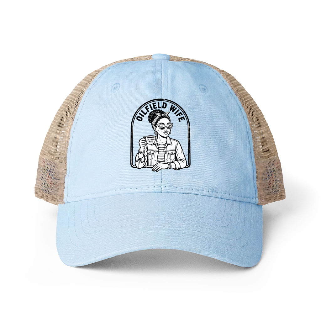 Women's Washed Mesh-Back Cap