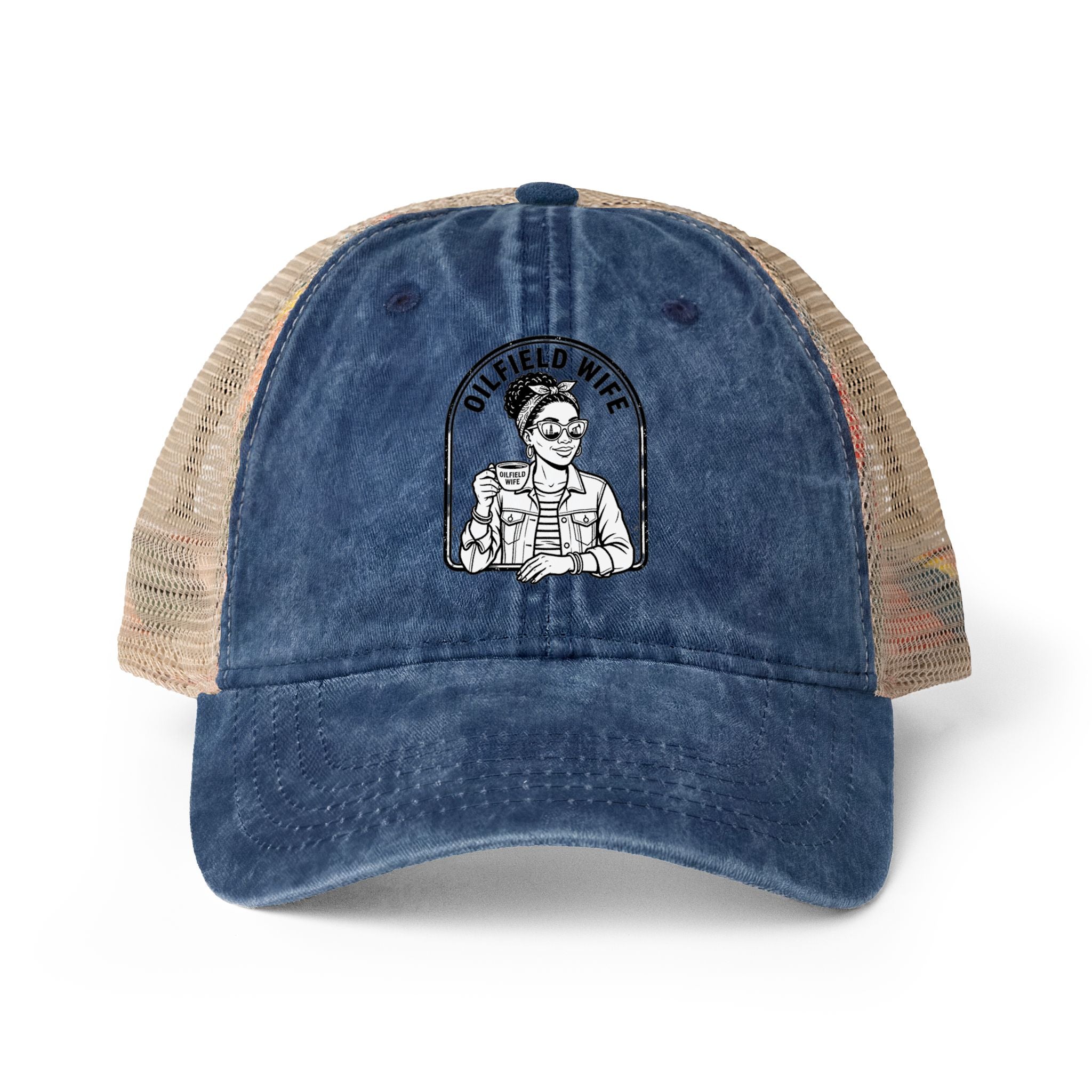 Women's Washed Mesh-Back Cap