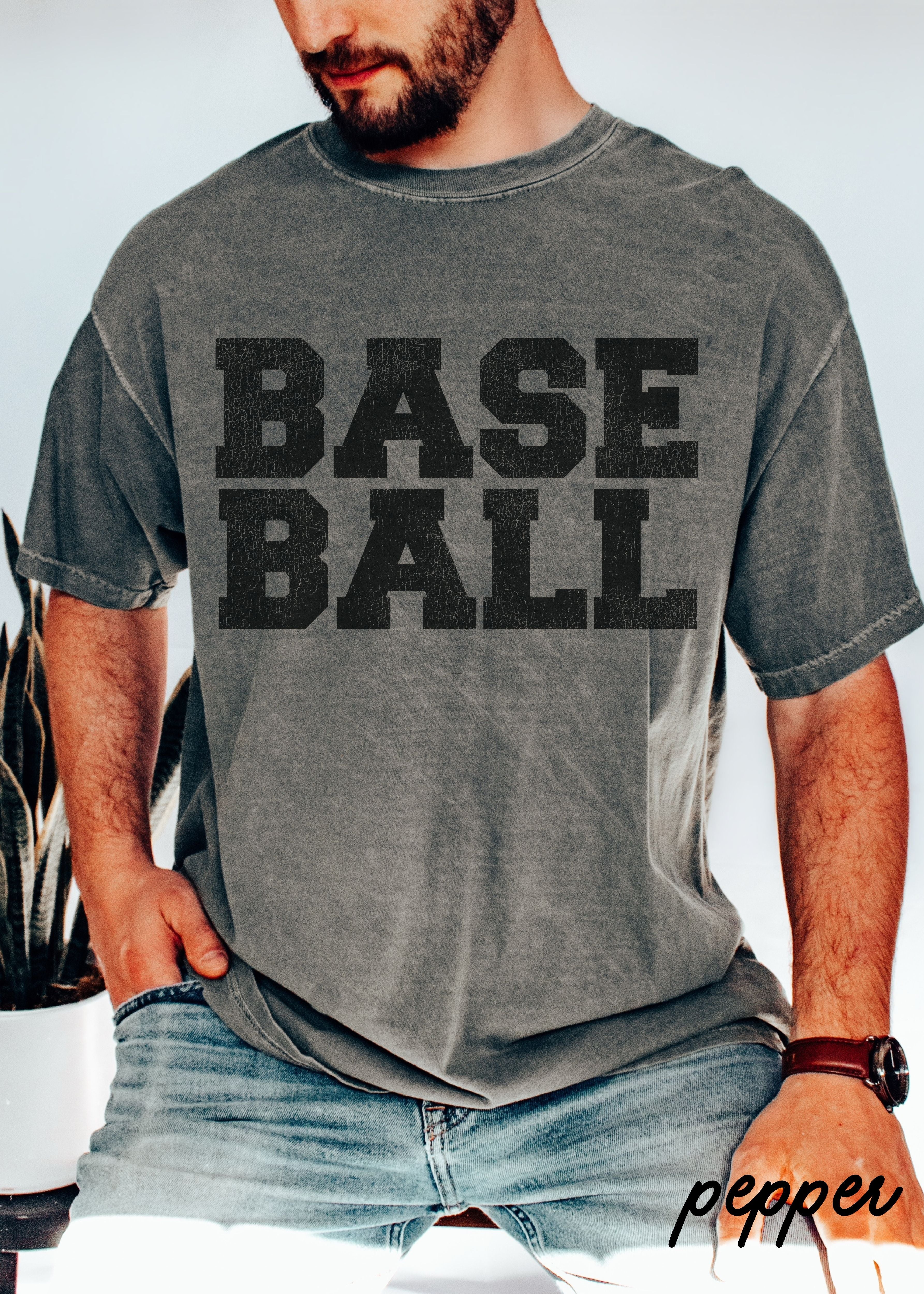 *BASEBALL University Tee *12 Colors (S-4X)