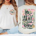 Be Still and Know Psalms 46:10 Christian Comfort Colors Tee