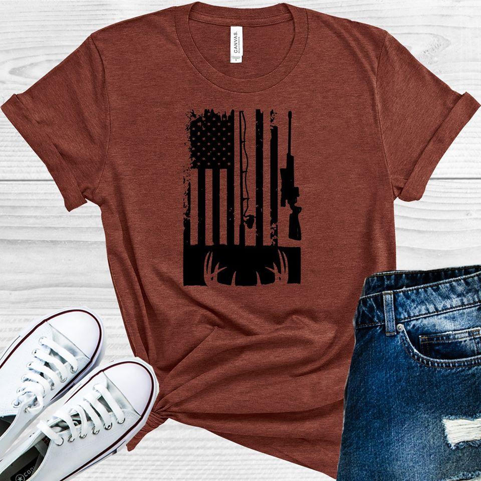 Hunting Flag Graphic Tee