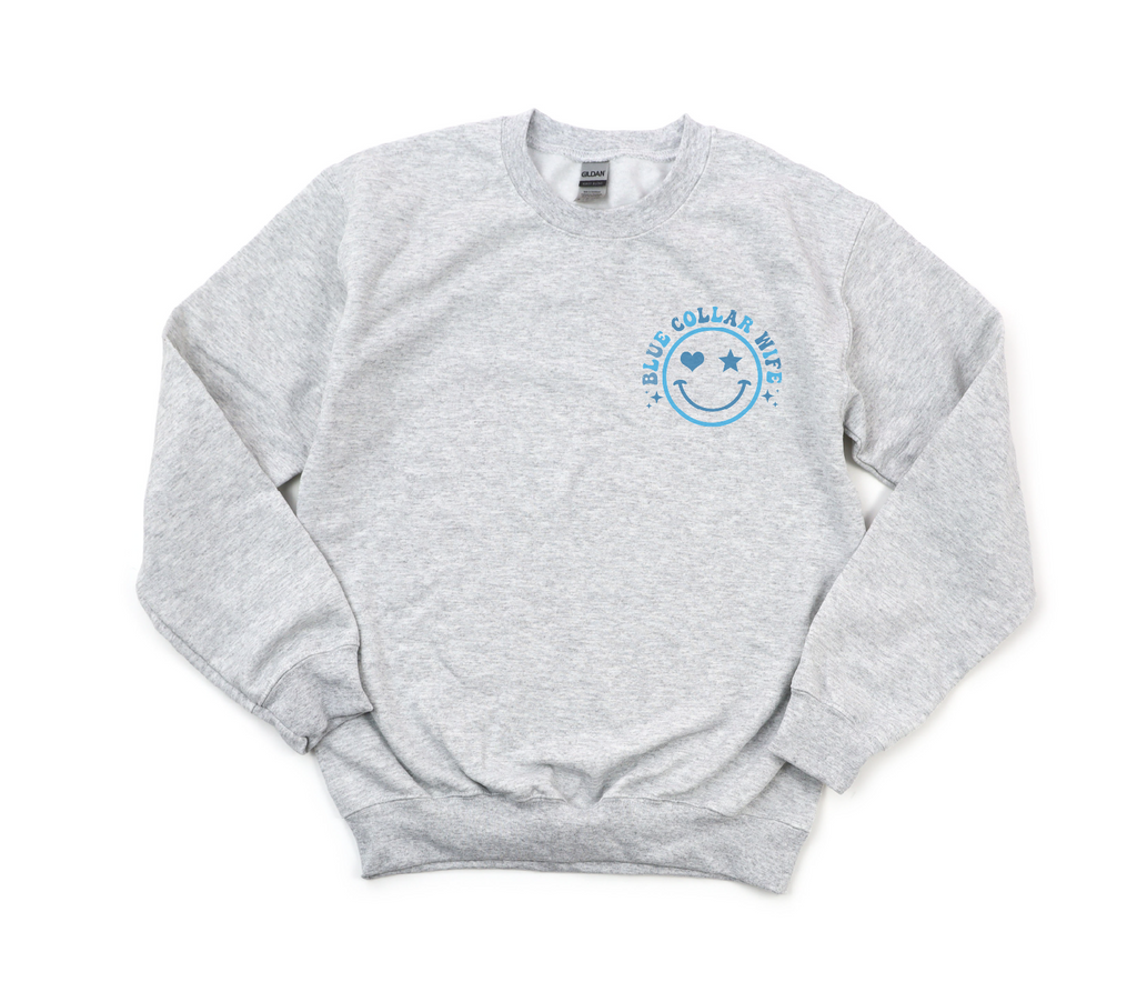 Dirty Hands Clean Money Blue Collar Wife Sweatshirt
