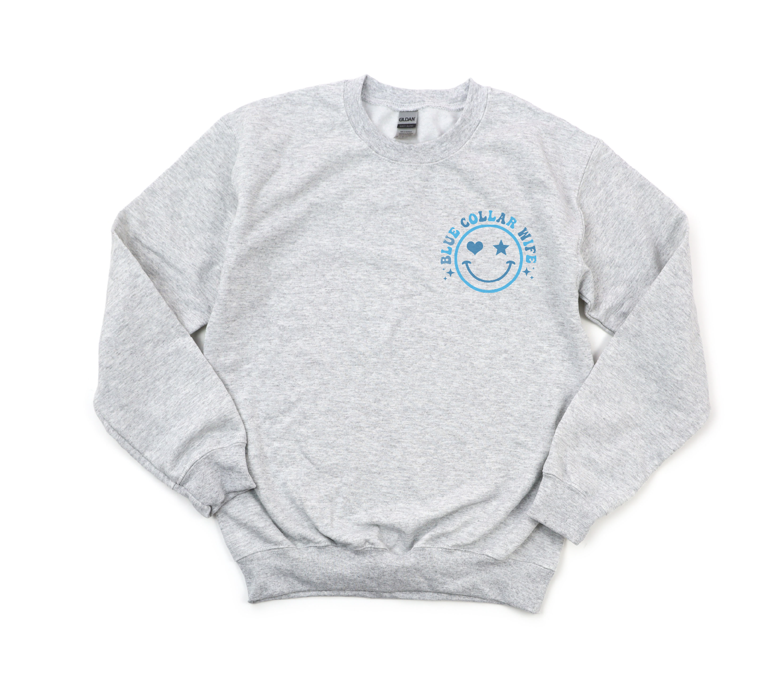 Dirty Hands Clean Money Blue Collar Wife Sweatshirt