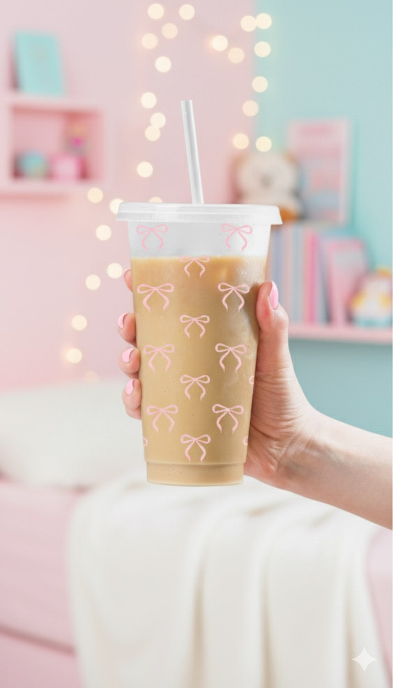 Cutie Mini Bow - 24 Ounce Cold Cup
