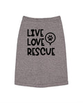 Live Love Rescue Dog Shirt