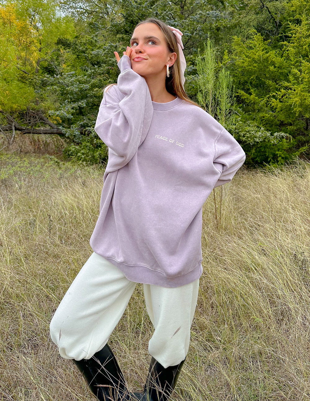 Peace of God Unisex Crewneck