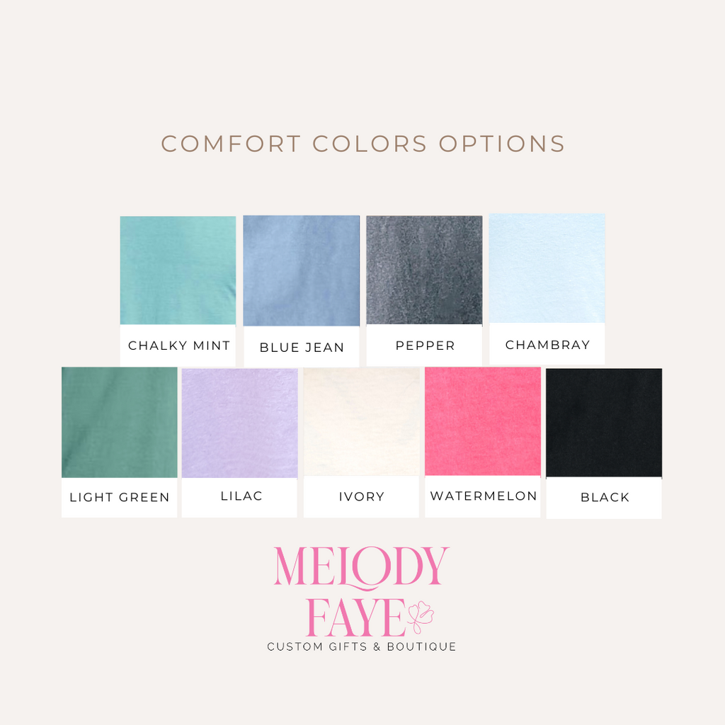Embroidered Comfort Colors Absolutely Not Graphic Tee