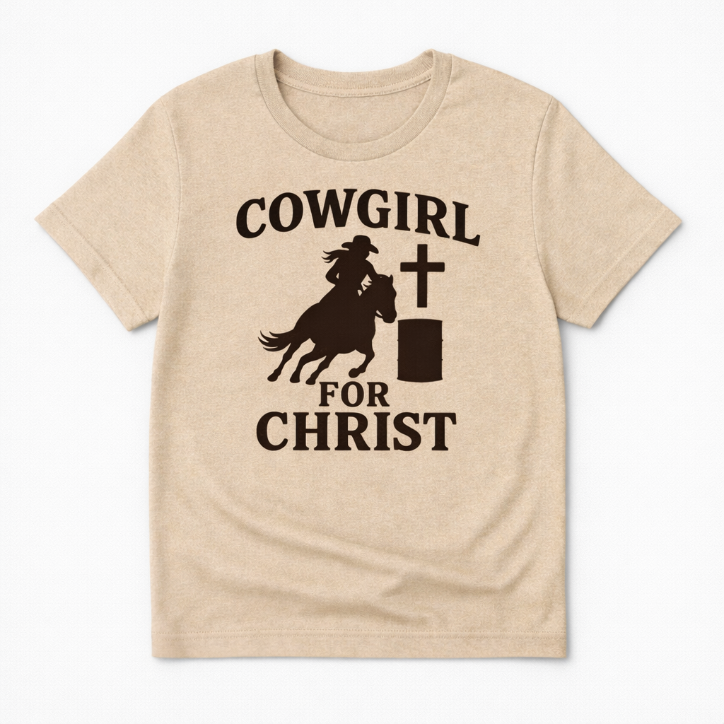 Cowgirl for Christ Tee – Western Faith Shirt | Rowdy Rowels