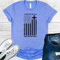Stand for the Flag Kneel for the Cross Graphic Tee