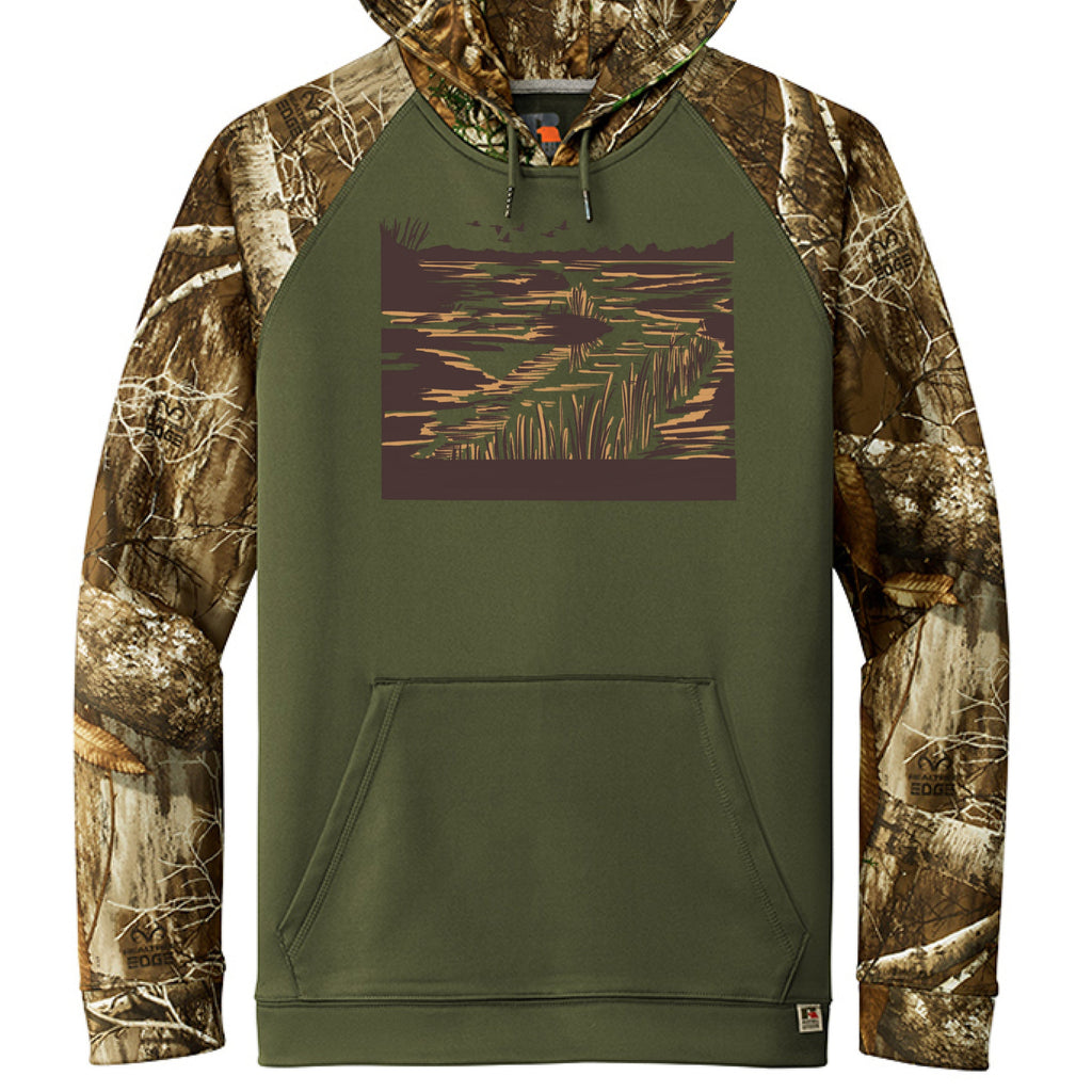 Hoodie marsh scene