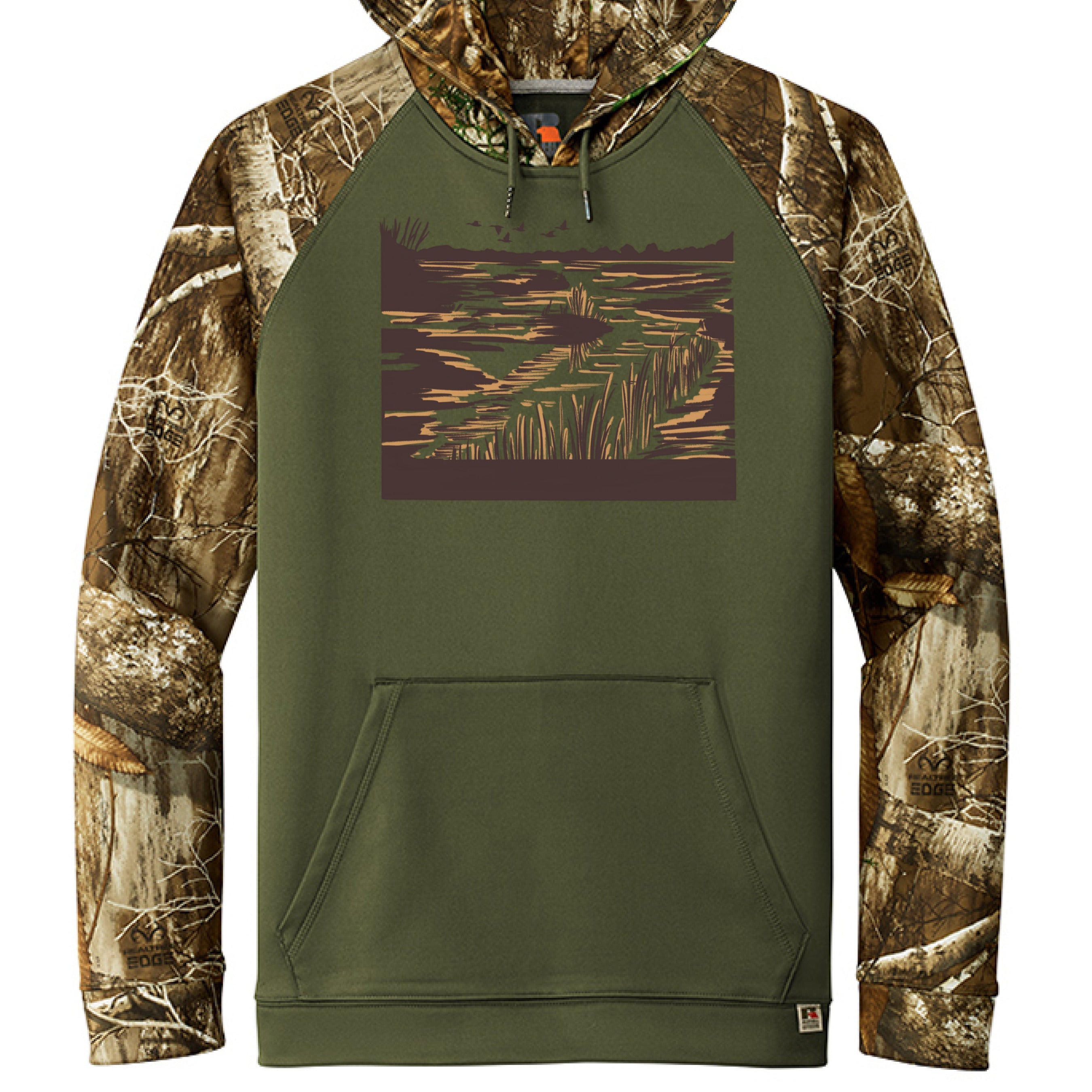 Hoodie marsh scene