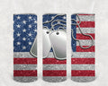 Military Dog Tags 20 oz Skinny Tumbler